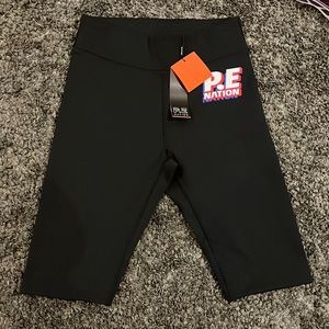 P.E nation biker shorts